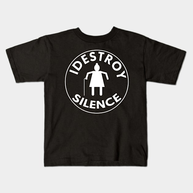 I destroy silence Kids T-Shirt by Benedict Carter 